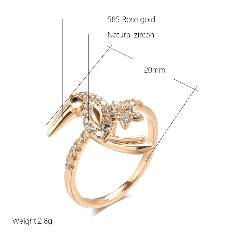 Bird Rings Trend Daily Vintage Animal Jewelry