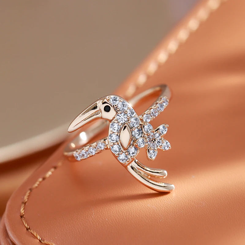 Bird Rings Trend Daily Vintage Animal Jewelry